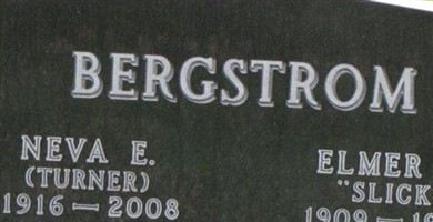 Elmer S "Slick" Bergstrom Elmer S "Slick" Bergstrom