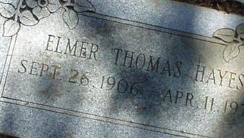 Elmer Thomas Hayes