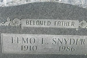 Elmo E. Snyder Elmo E. Snyder