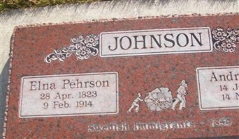 Elna Petronella Pehrson Johnson Elna Petronella Pehrson Johnson