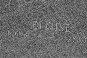 Eloise H Marks Horner Eloise H Marks Horner