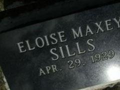 Eloise Maxey Sills Eloise Maxey Sills