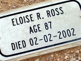 Eloise R Ross Eloise R Ross