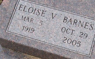 Eloise V Barnes