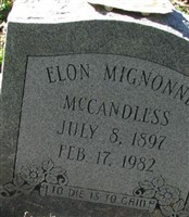 Elon Mignon McCandless Elon Mignon McCandless