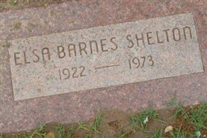 Elsa Barnes Shelton