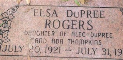 Elsa Dupree Rogers