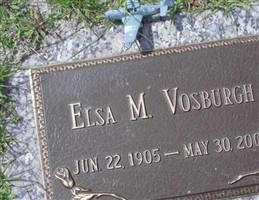 Elsa M. Vosburgh Elsa M. Vosburgh
