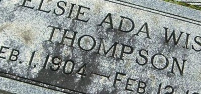 Elsie Ada Wise Thompson