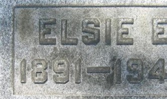 Elsie Elisa Holmes Elsie Elisa Holmes