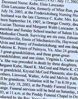 Elsie Gertrude Lancaster Kube
