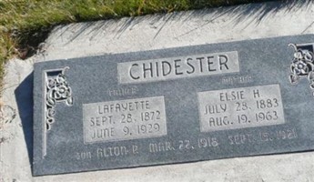 Elsie Hicks Chidester Elsie Hicks Chidester