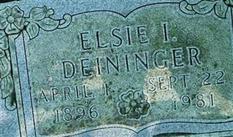 Elsie I. Deininger