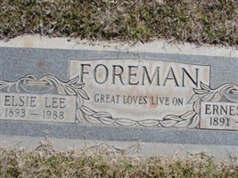 Elsie Lee Foreman Elsie Lee Foreman