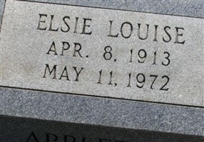 Elsie Louise Appleton Elsie Louise Appleton