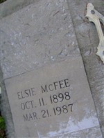 ELSIE McFEE