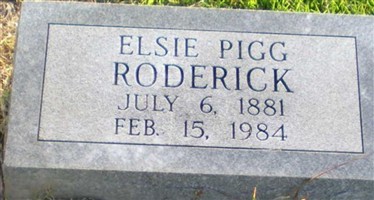 Elsie Pigg Roderick