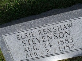 Elsie Renshaw Stevenson