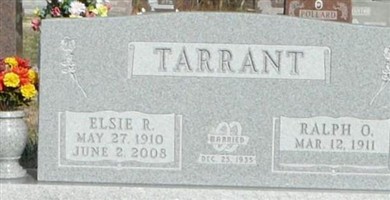 Elsie Rhea Greer Tarrant Elsie Rhea Greer Tarrant