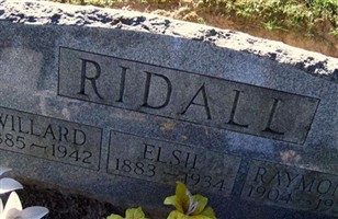 Elsie Ridall Elsie Ridall