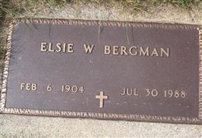 Elsie W. Bergman