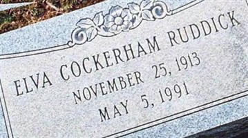 Elva Cockerham Ruddick