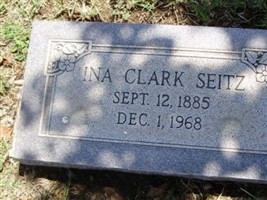 Elva Ina Clark Seitz Elva Ina Clark Seitz