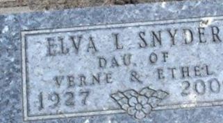 Elva Louise Snyder Elva Louise Snyder