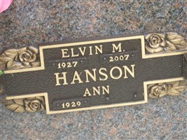 Elvin M Hanson