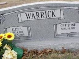 Elzie I Warrick, Sr Elzie I Warrick, Sr