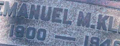 Emanuel M. Kline Emanuel M. Kline
