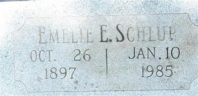 Emelie E. Schlup Emelie E. Schlup