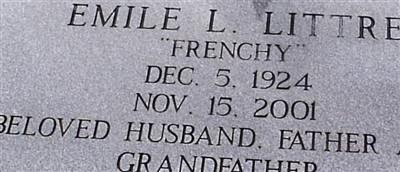 Emile L "Frenchy" Littre Emile L "Frenchy" Littre