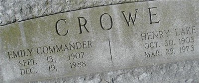 Emily Commander Crowe