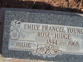 Emily Francel "Millie" Young Rose Judge