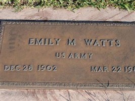 Emily M. Watts Emily M. Watts