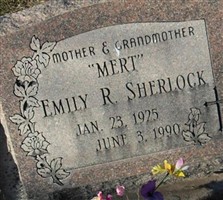 Emily R. "Mert" Sherlock Emily R. "Mert" Sherlock