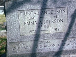 Emma A Nilsson Anderson Emma A Nilsson Anderson