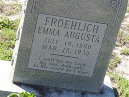 Emma Augusta Froehlich Emma Augusta Froehlich