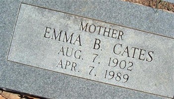 Emma Bertie Williams Cates Emma Bertie Williams Cates