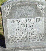 Emma Elizabeth Johnston Cathey Emma Elizabeth Johnston Cathey
