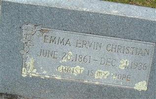 Emma Ervin Christian