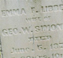 Emma F Libbey Simonds