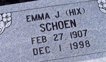 Emma J Hix Schoen