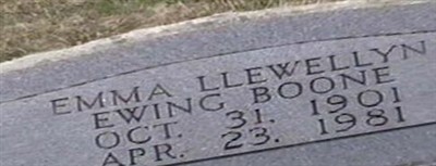 Emma Llewellyn Ewing Boone