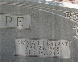 Emma Lu Bryant Pope