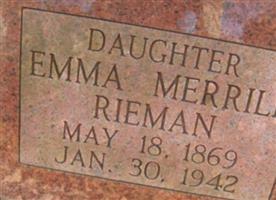 Emma Merrill Rieman