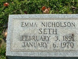 Emma Nicholson Seth Emma Nicholson Seth