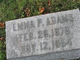 Emma P Peet Adams