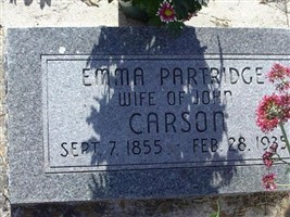 Emma Partridge Carson Emma Partridge Carson